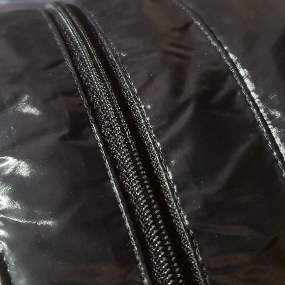 Gorg Northface zip up jacket windbreaker black with pink lining - Picture 8 of 12